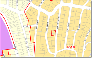Zoning map